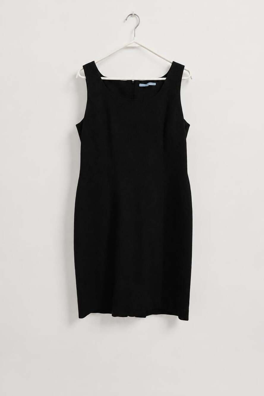 Antonio Melani Dress Size 14 Black Sleeveless Sheath
